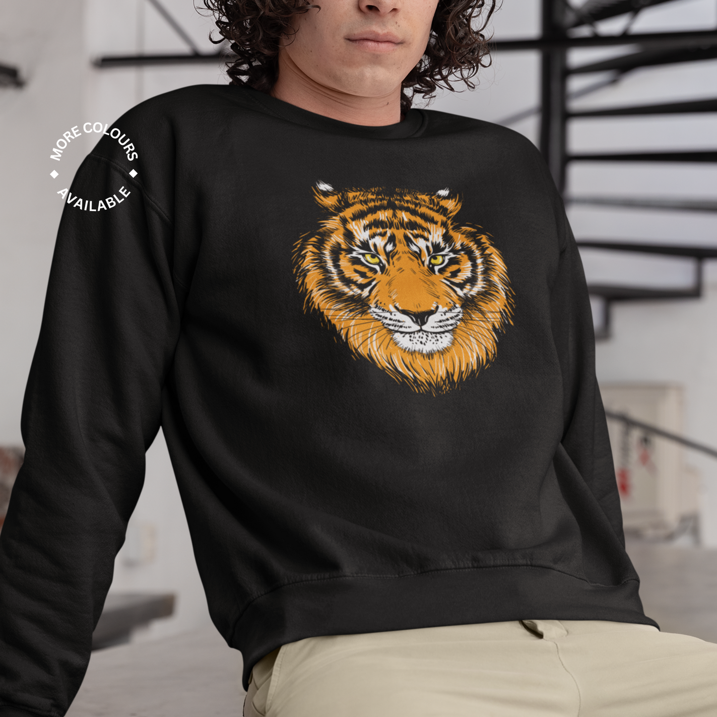 Men's Tiger Graphic Sweatshirt