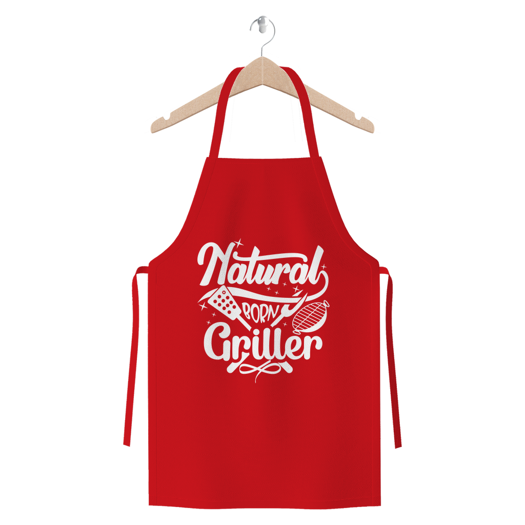 Natural Born Griller | Premium Cotton Twill Apron
