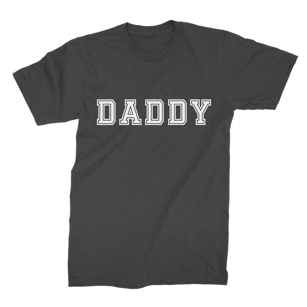 Matching Daddy & Daddy's Boy College-Style T-shirts