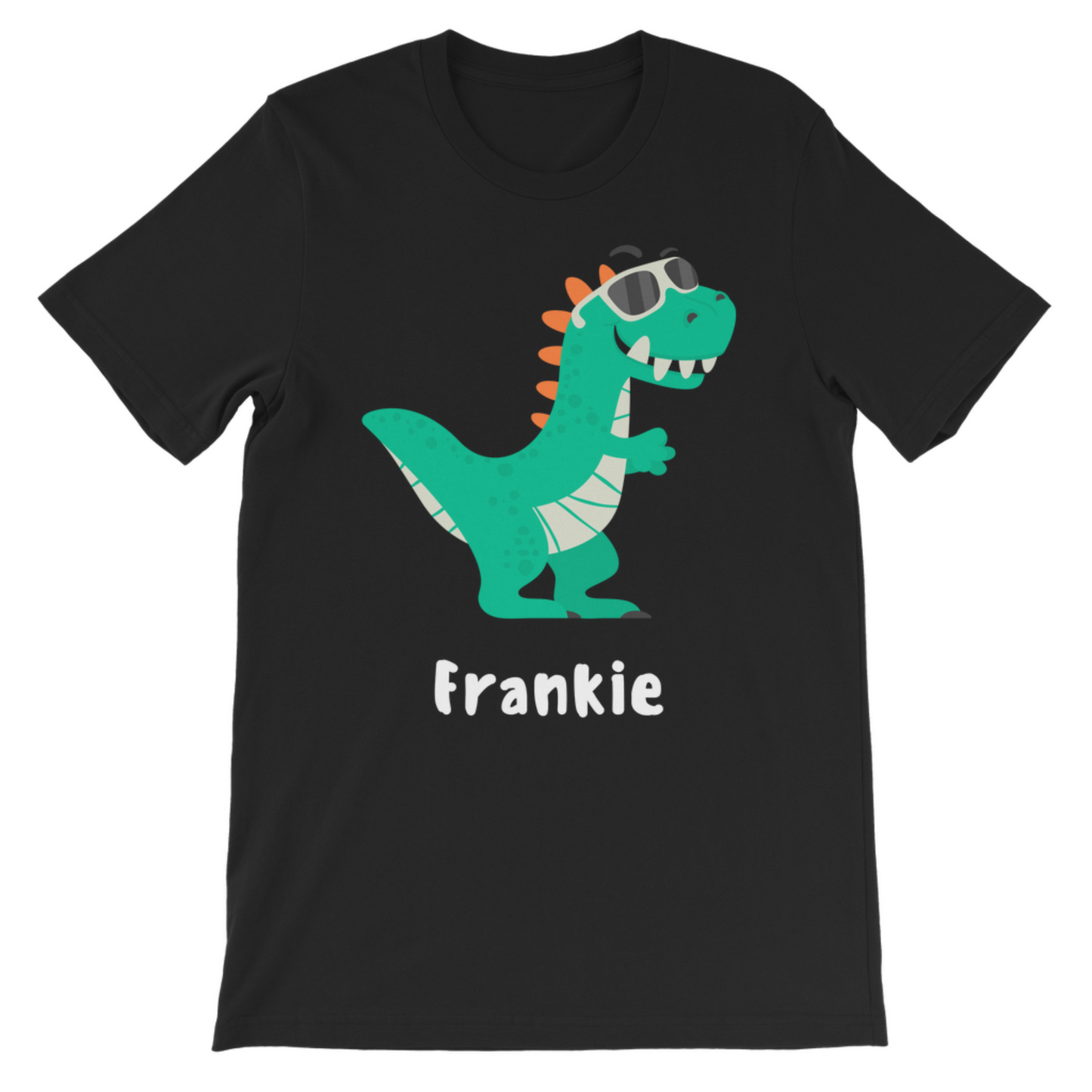 Children's Personalised Cool Dinosaur T-shirt