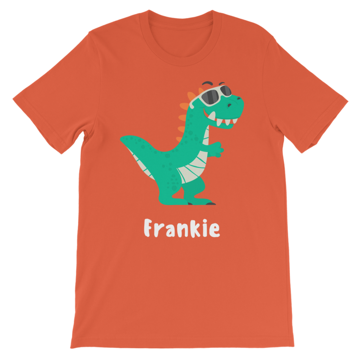 Kids Unisex Personalised Dinosaur T-shirt