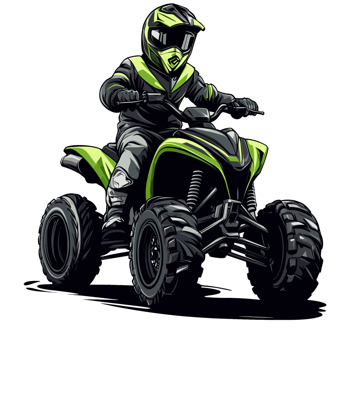 Green & Black Quad Bike 300