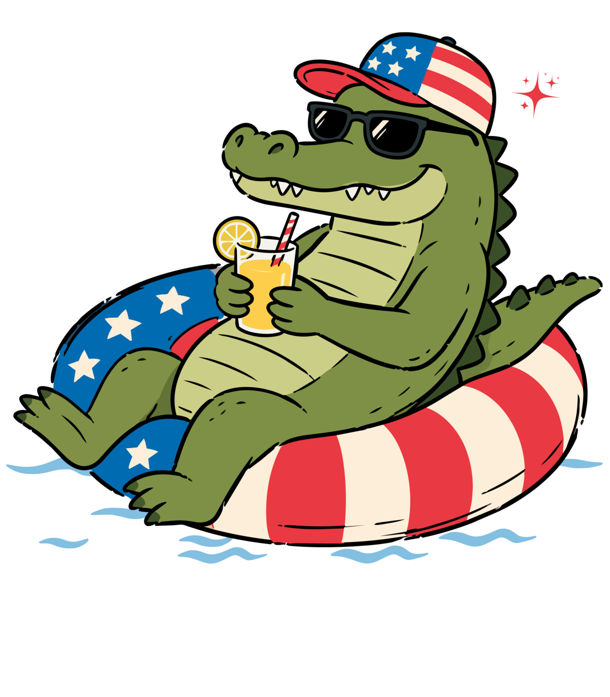 not-today-i'm-chillin-alligator-vector