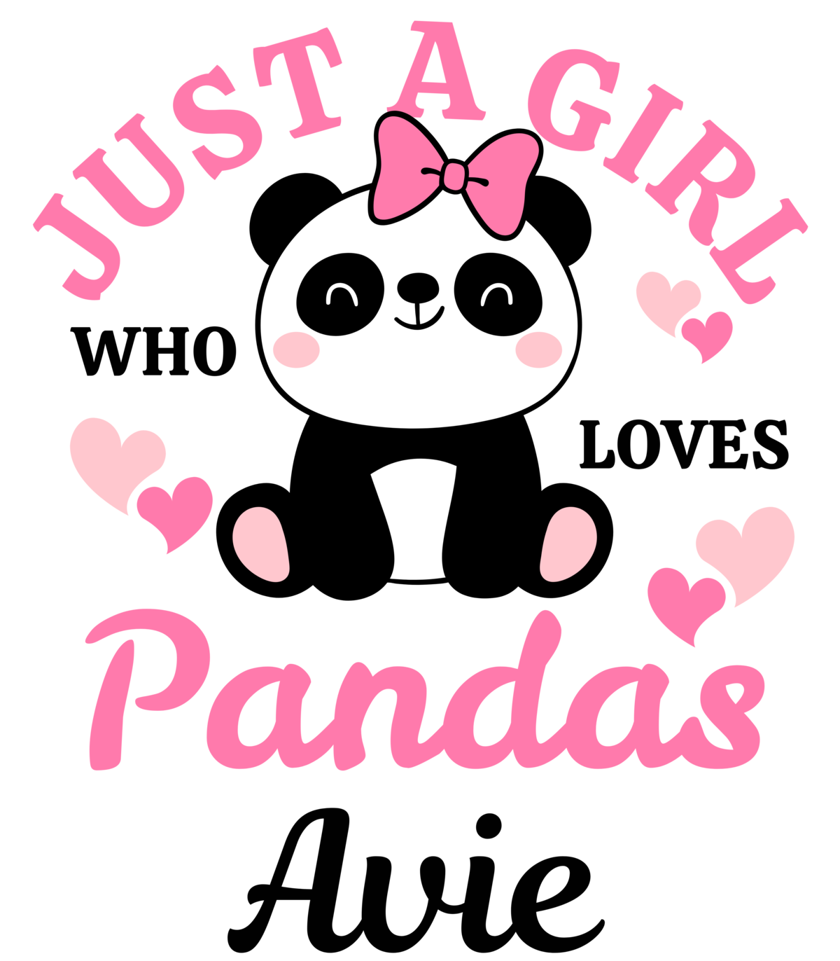 Just a Girls Pandas Tote Bag & Purple T-shirt (9)