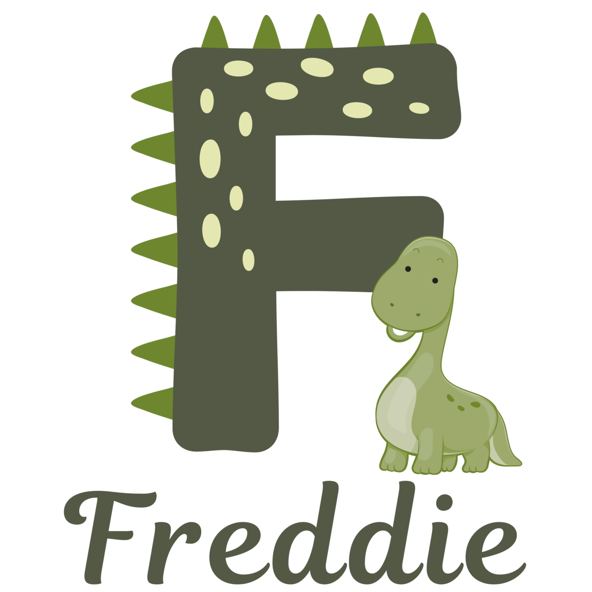 Copy of Dinosaur Initial