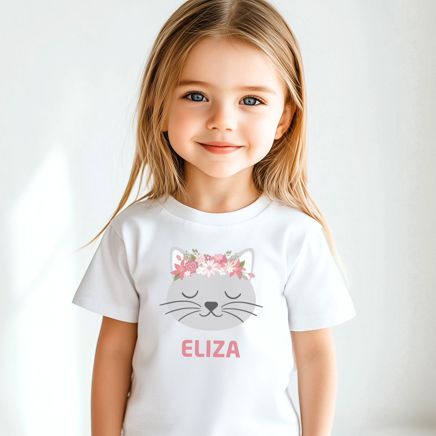 Girls Cat Tops & T-shirts