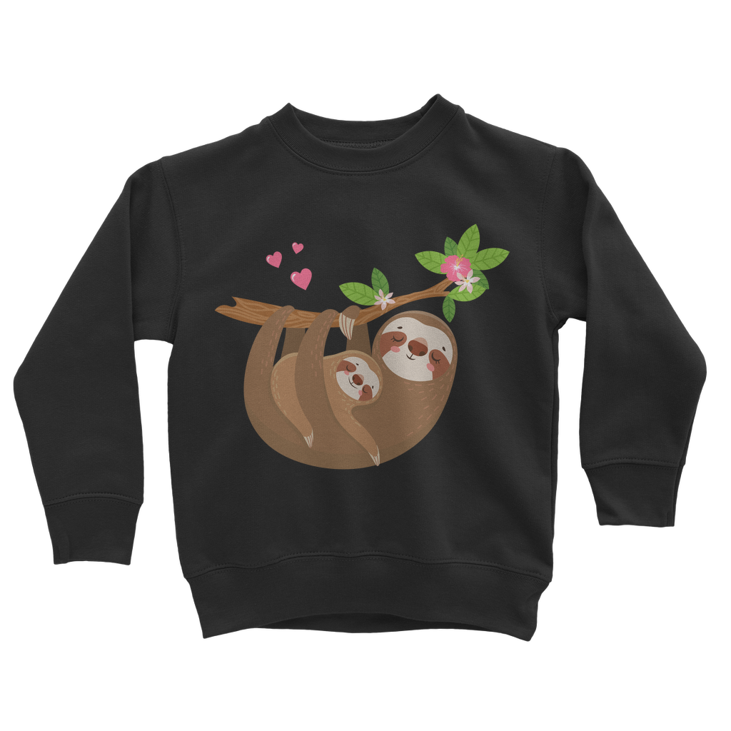 Girls Sloth Sweatshirt Jumper | 3 - 13 yrs