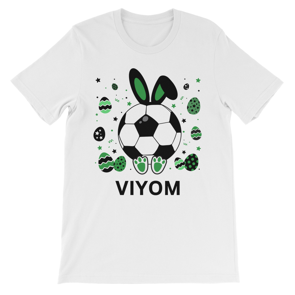 football-easter-bunny-vector-3-300 Kids Unisex T-Shirt