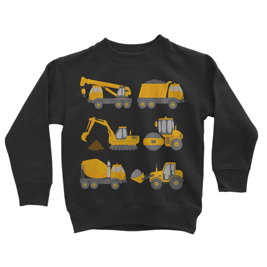 Boys Diggers & Construction Vehicles Sweatshirt