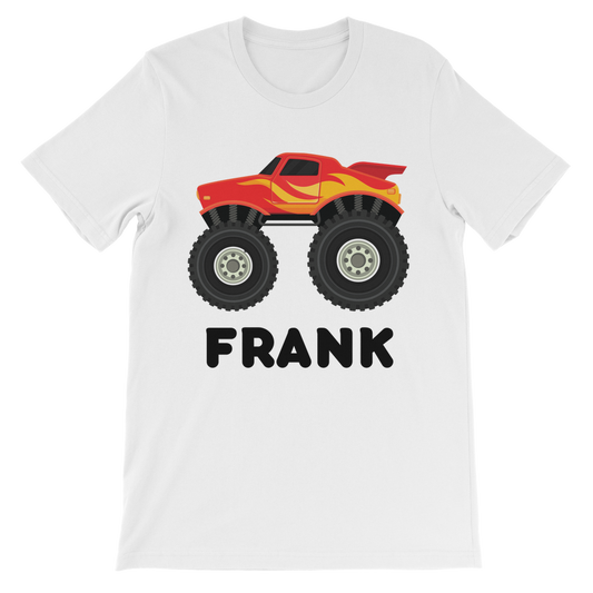 Kids Personalised Monster Truck T-shirt | 3 - 13 years