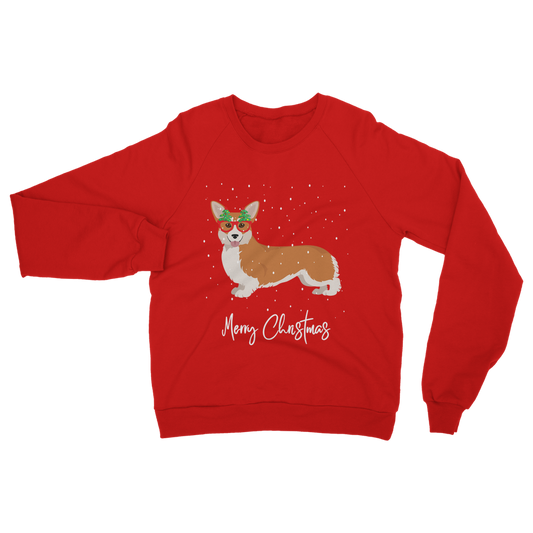 Festive Corgi - Unisex Adults Christmas Sweatshirt