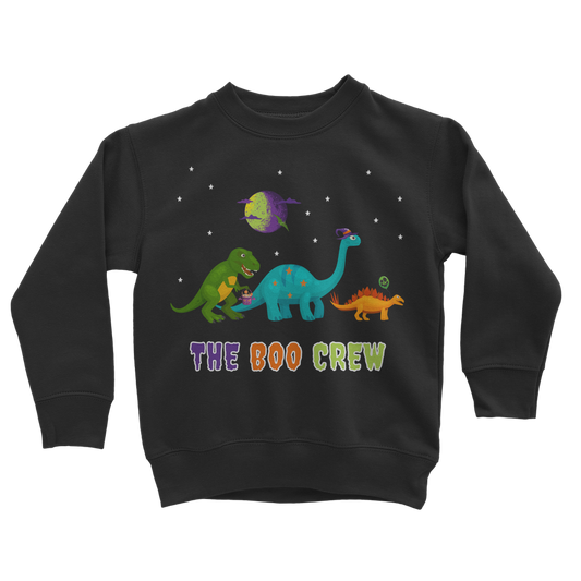 The Dinosaur Boo Crew - Kids Halloween Sweatshirt