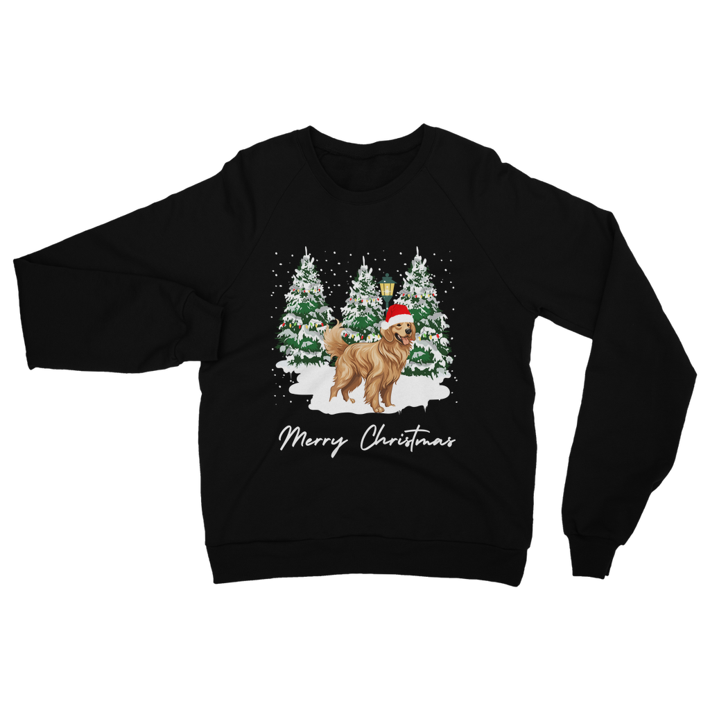 Christmas Golden Retriever - Unisex Adults Xmas Sweatshirt