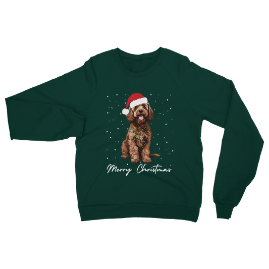 Christmas Brown Cockapoo Jumper - Unisex Adults