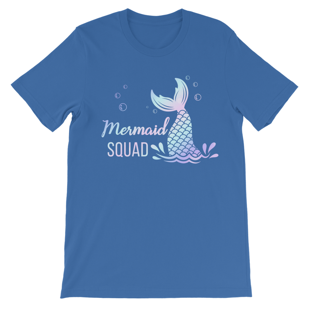 Mermaid Squad -Girls Cotton T-shirt | 3 - 13 years