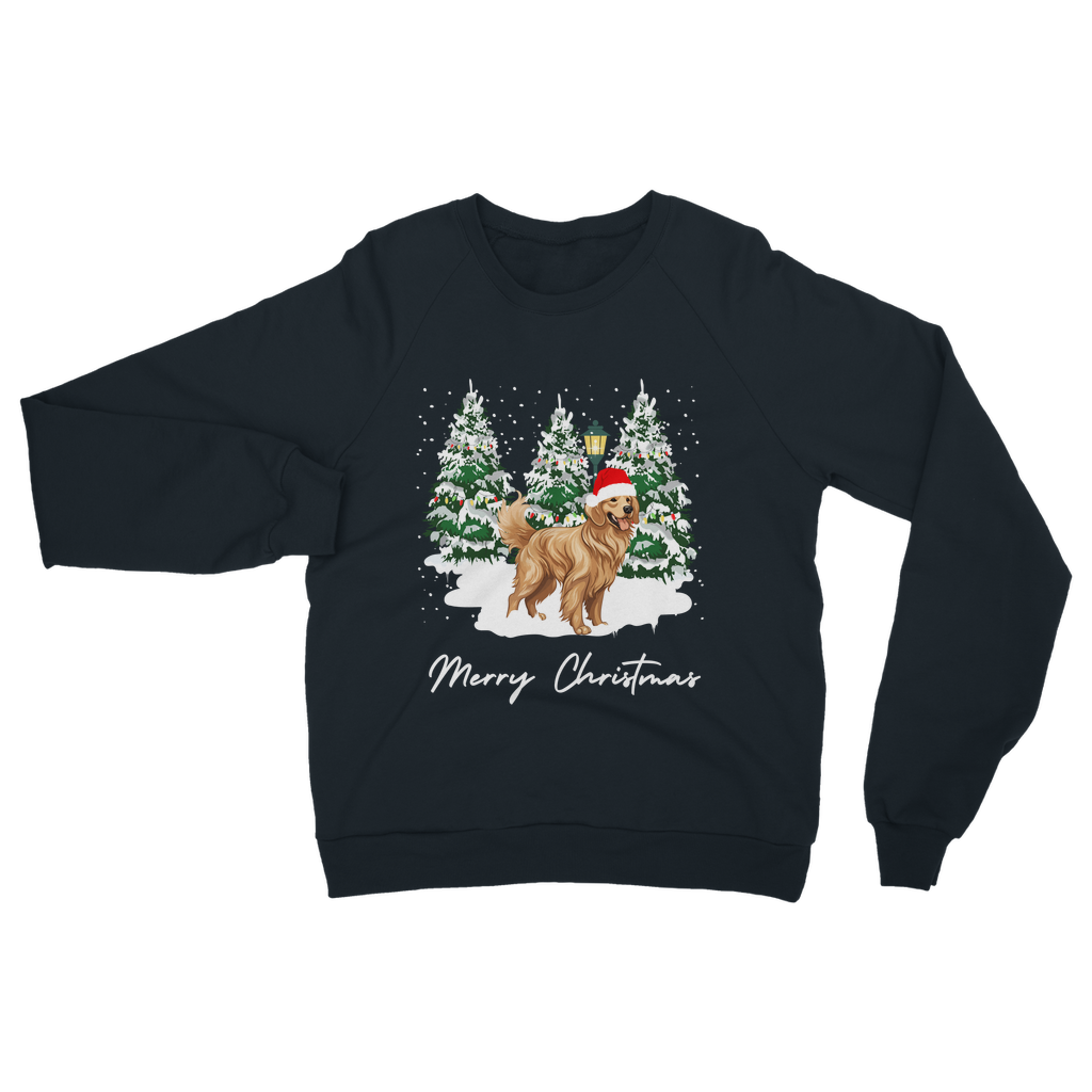 Christmas Golden Retriever - Unisex Adults Xmas Sweatshirt