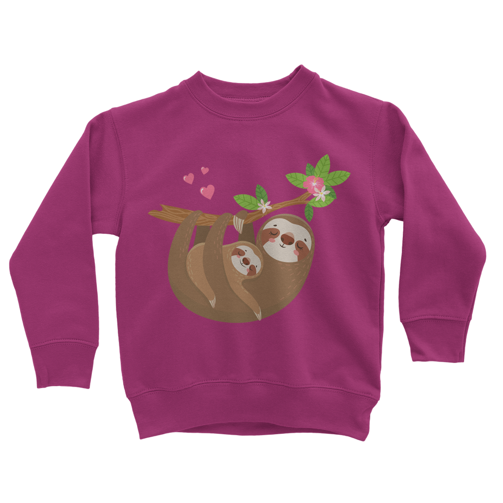 Girls Sloth Sweatshirt Jumper | 3 - 13 yrs