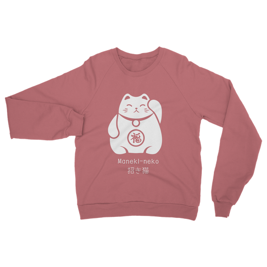Women's Maneki-neko (Japanese Lucky Cat) Sweatshirt | S - 5XL