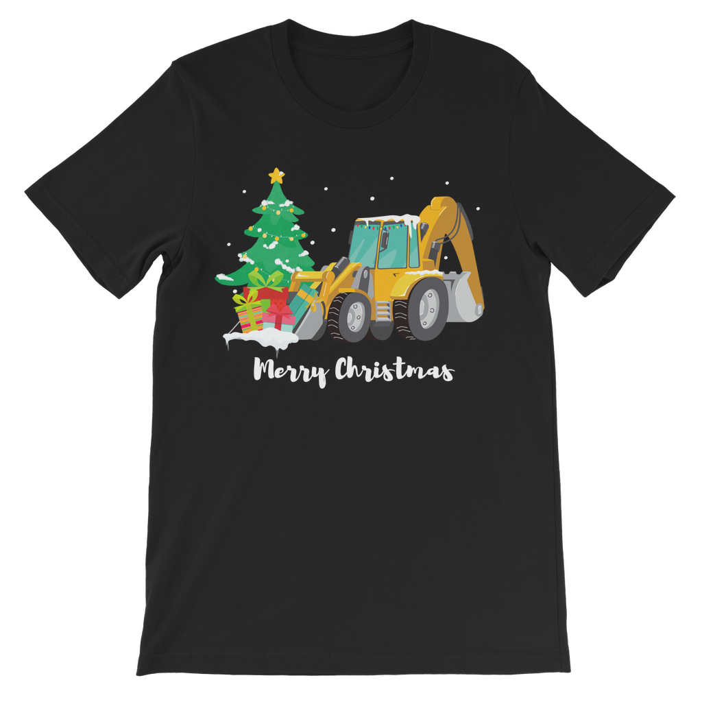 Festive Digger - Kids Christmas T-shirt