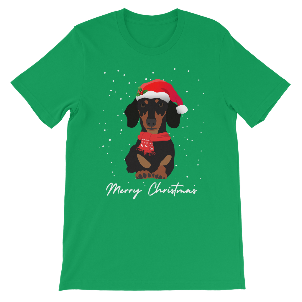 Kids Christmas Dachshund T-shirt | 3 - 13 years