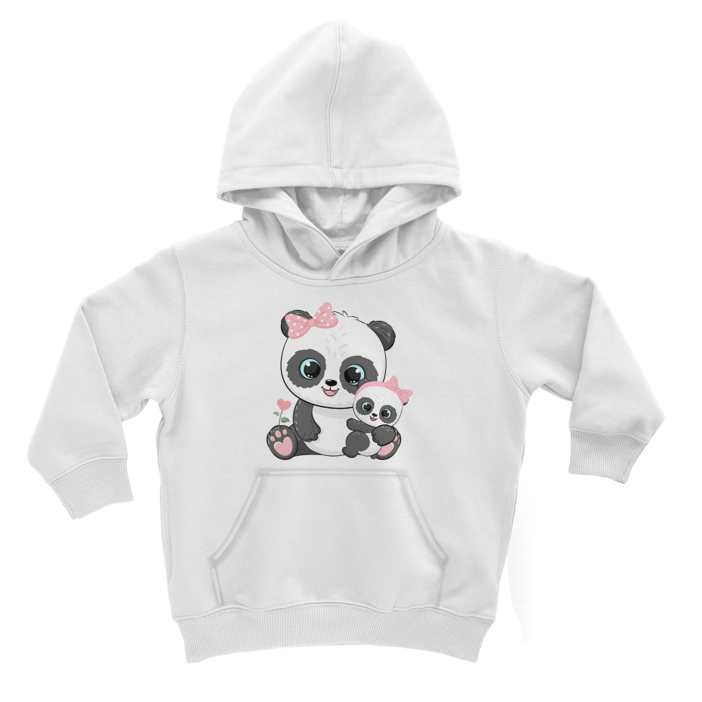 Mumma & Baby Panda -  Kids Pullover Hoodie