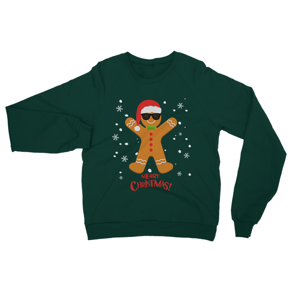 Cool Gingerbread Man Ladie's Sweatshirt