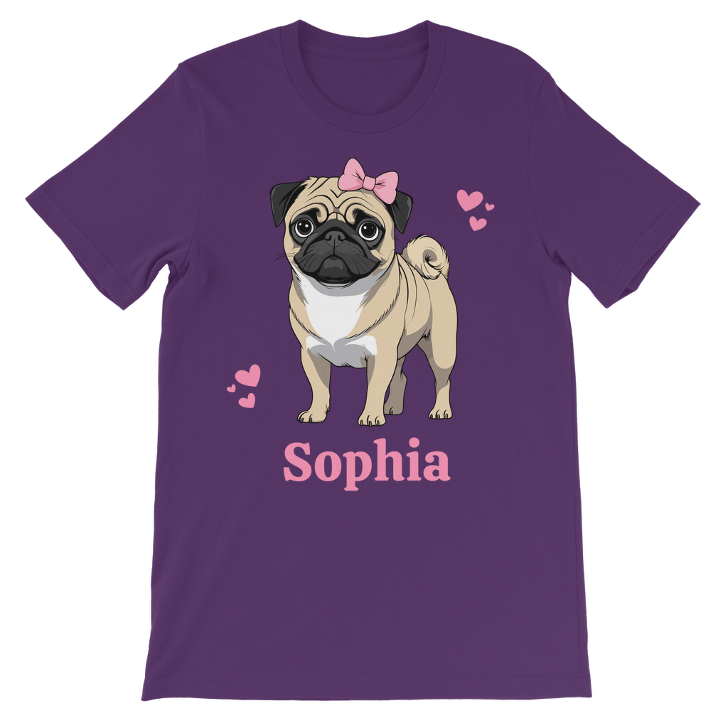 pug-8-300  | Kids Cotton T-shirt