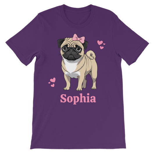 pug-8-300  | Kids Cotton T-shirt