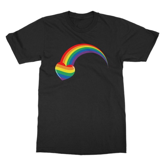 Rainbow Heart - Unisex Adults T-Shirt | Available in 6 colours