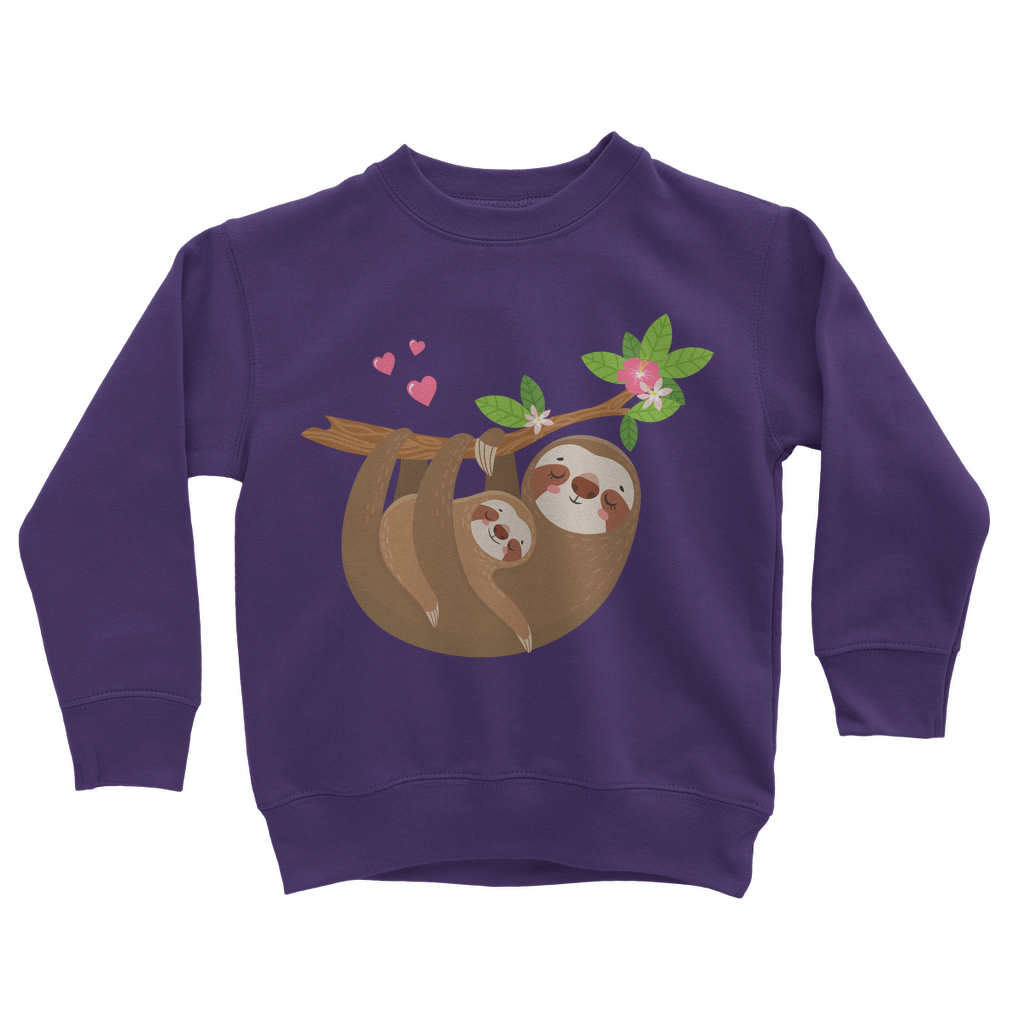 Girls Sloth Sweatshirt Jumper | 3 - 13 yrs