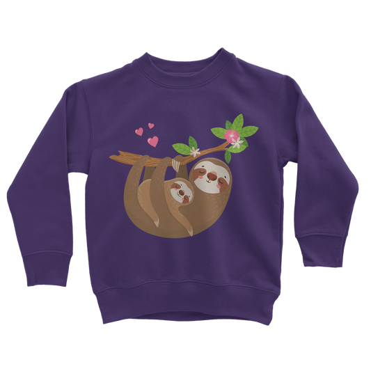 Girls Sloth Sweatshirt Jumper | 3 - 13 yrs