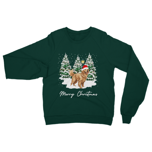 Christmas Golden Retriever - Unisex Adults Xmas Sweatshirt