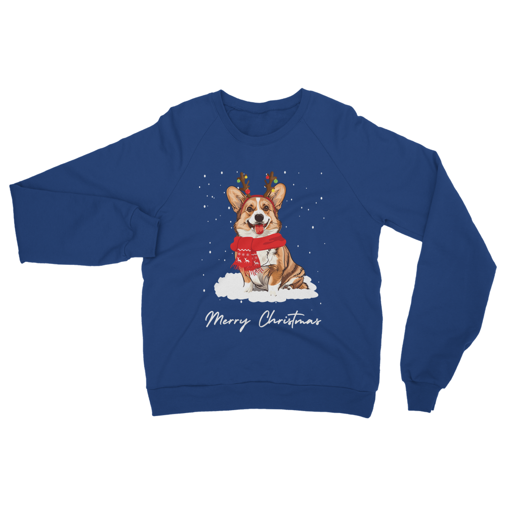 Festive Corgi - Unisex Adults Christmas Sweatshirt
