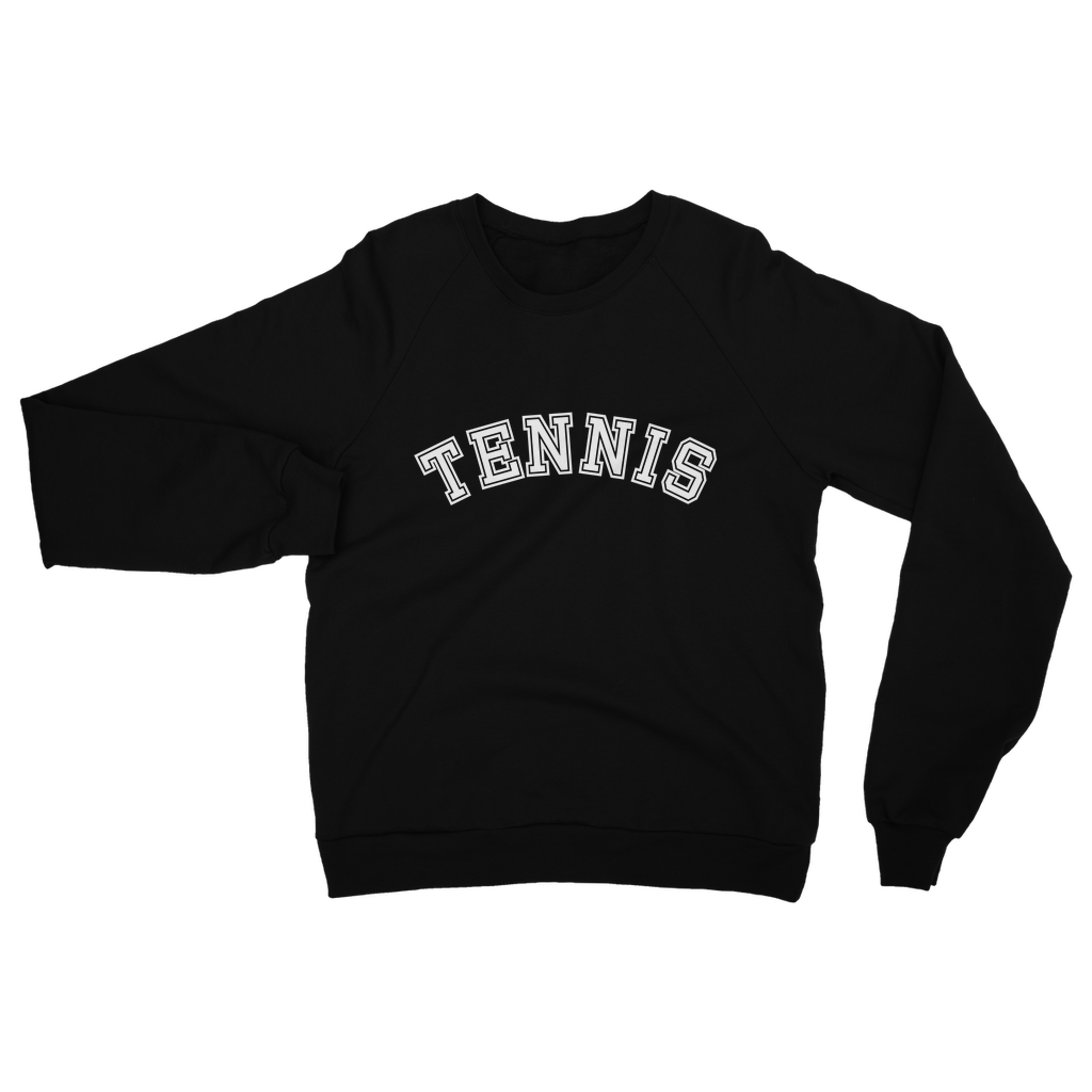 Men's College Style TENNIS Sweatshirt | Small - 5XL