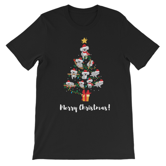 Kids Koala Christmas Tree T-shirt | Unisex Sizes