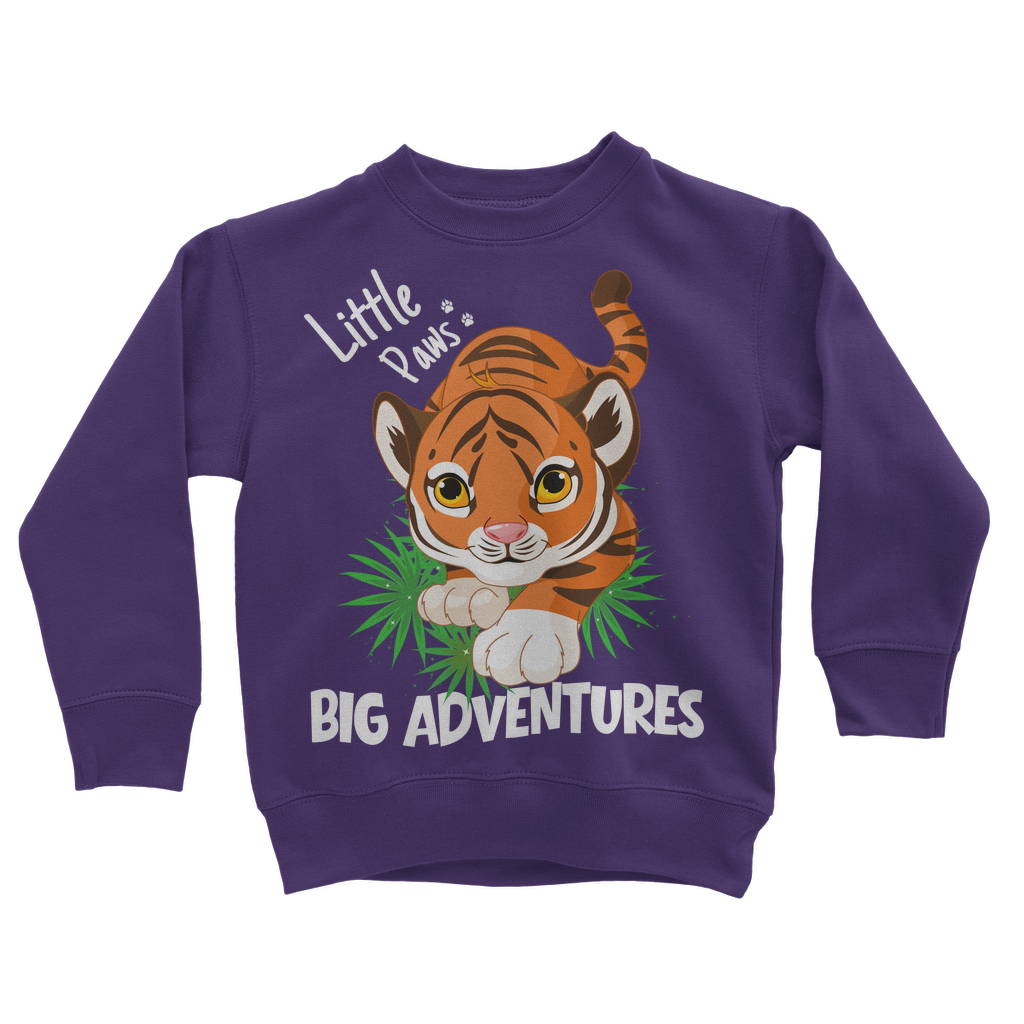 tiger-cub-little-paws-big-adventures-300 | Kids Sweatshirt