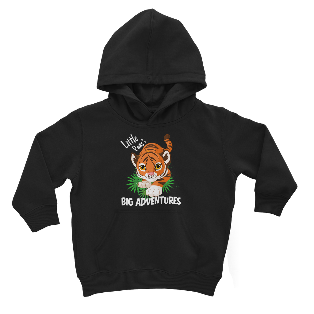 tiger-cub-little-paws-big-adventures-300 | Kids Hooded Sweatshirt