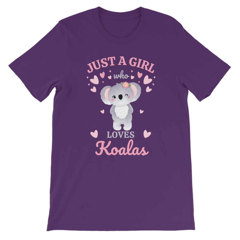 Just A Girl Who Loves Koalas Hoodie, Kids Koala Shirt, Koala Gifts, Girls  Koala Hoodie, Koala Sweatshirt, Koala Birthday, 3 13 Yrs 