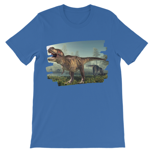 T-rex Jurassic Scene - Kids Dinosaur T-shirt