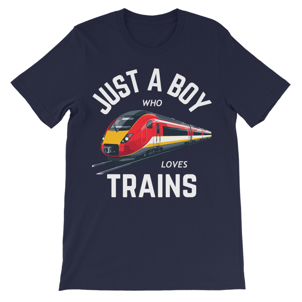 just-a-boy-who-loves-trains-t-shirt-300  | Kids Cotton T-shirt