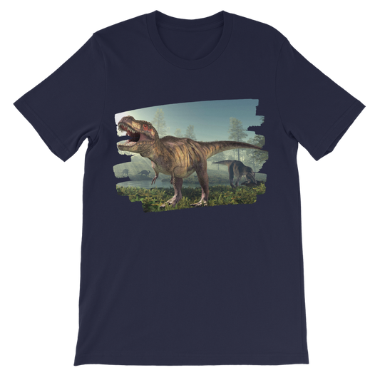 T-rex Jurassic Scene - Kids Dinosaur T-shirt