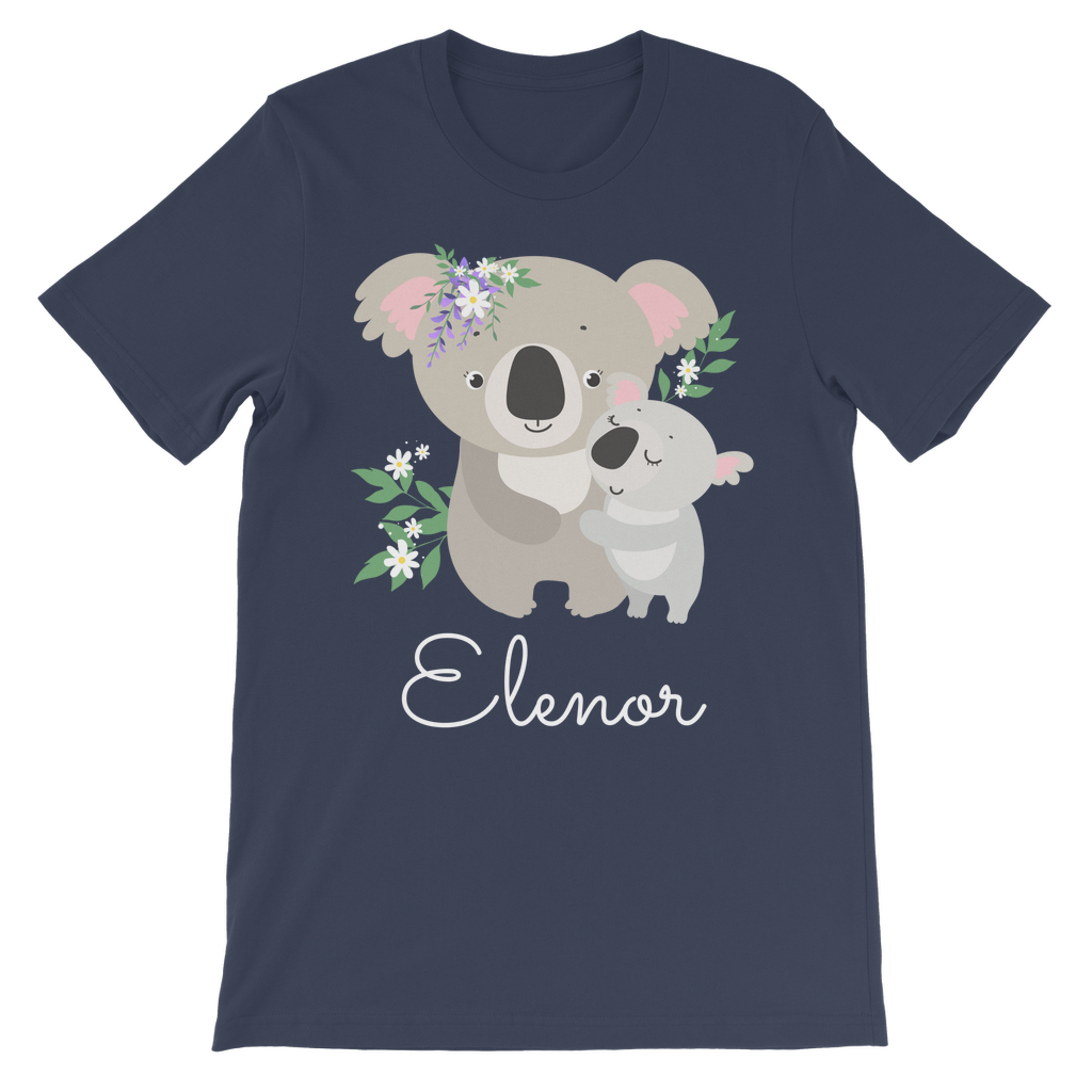 Kids Personalised Mum & Baby Koala T-shirt