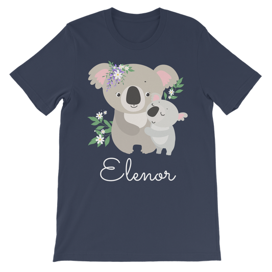 Kids Personalised Mum & Baby Koala T-shirt