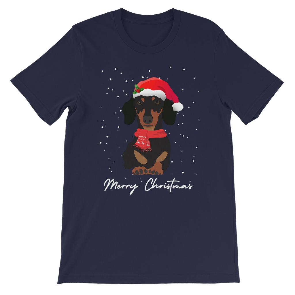 Kids Christmas Dachshund T-shirt | 3 - 13 years