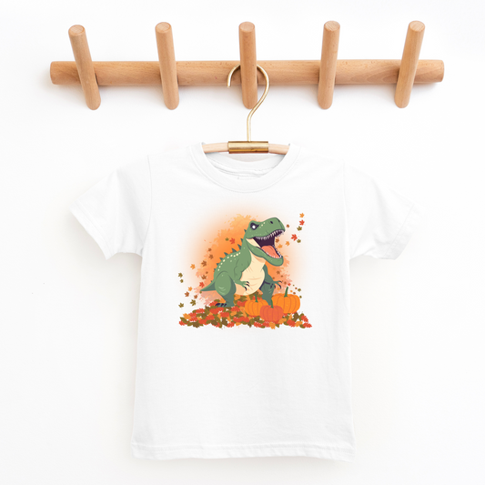 Kids Autumn Dinosaur T-shirt