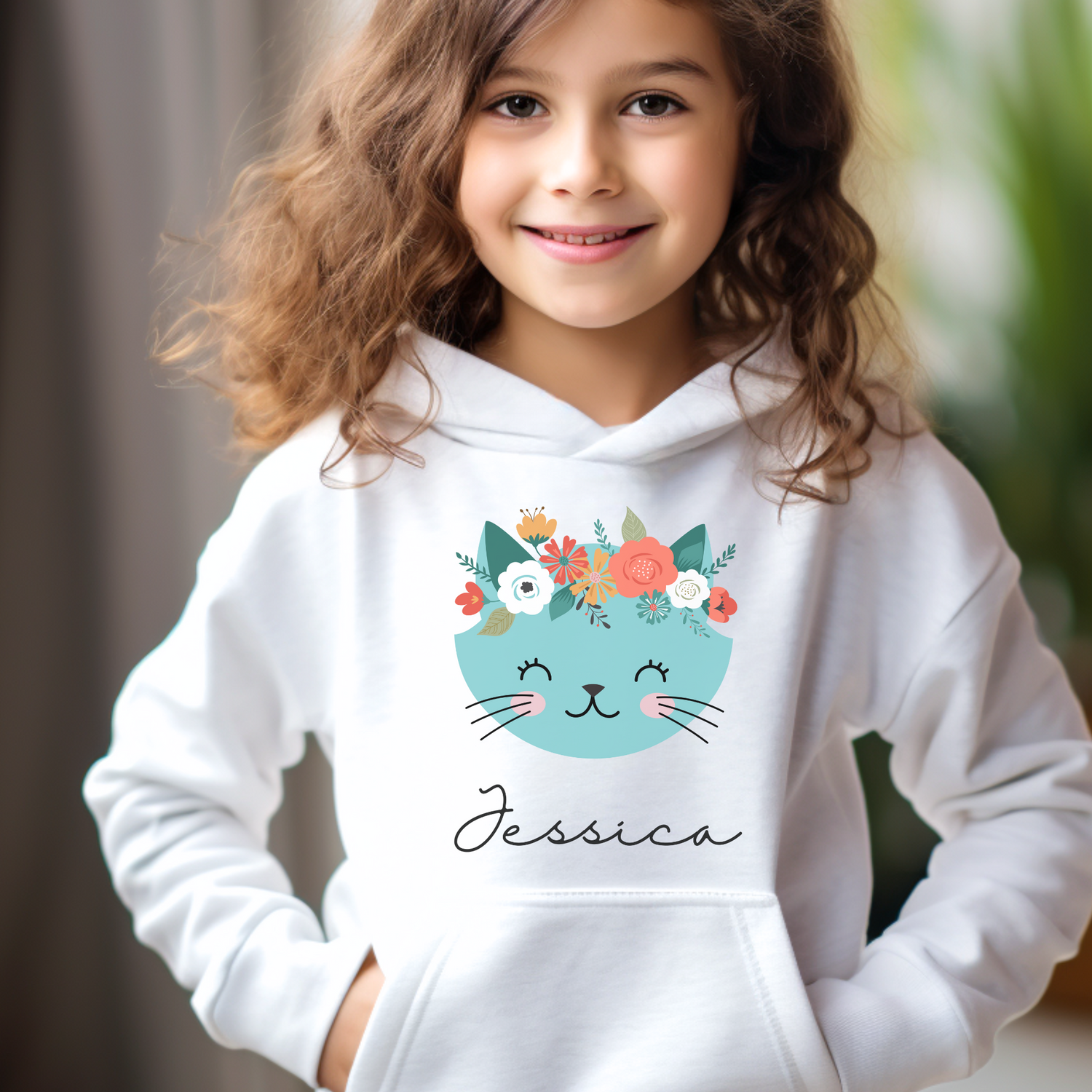 Personalised sales girls hoodie