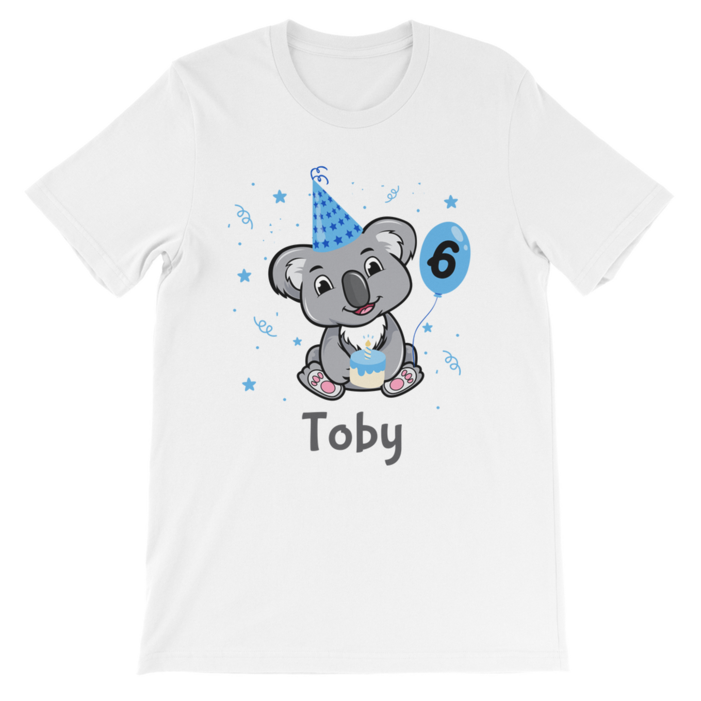 Boys Personalised Birthday Koala T-shirt | 1 - 8 years