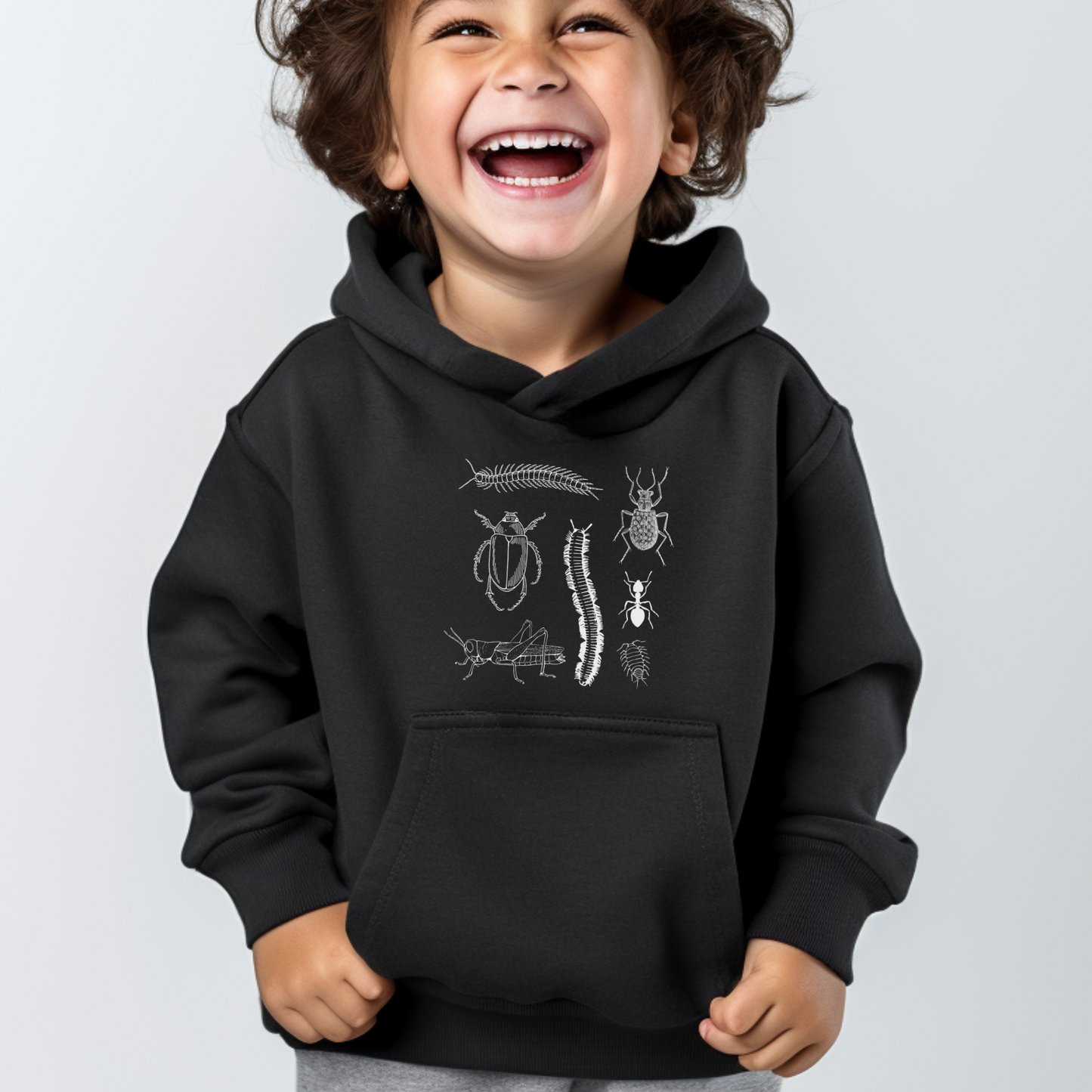 Kids Bugs/Insects Pullover Hoodie | 3 - 13 years