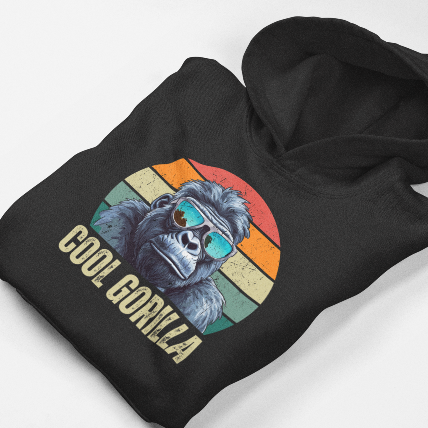 Retro Cool Gorilla - Boys Pullover Hoodie | 3 - 13 years