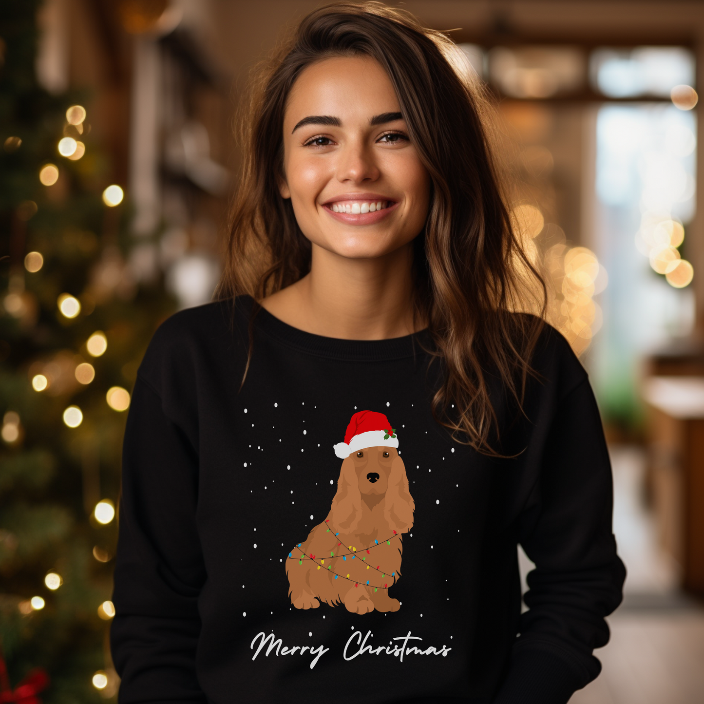 Cocker spaniel 2025 christmas jumper